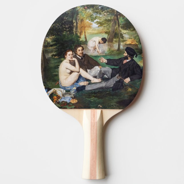 Edouard Manet - Luncheon på Grass Pingisracket (Framsidan)