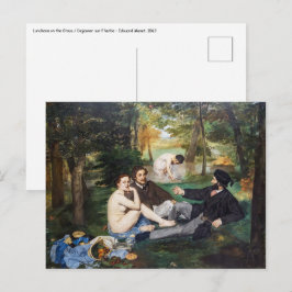 Edouard Manet - Luncheon på Grass Vykort