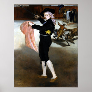 Édouard Manet Mademoiselle V Costume of Espada Poster