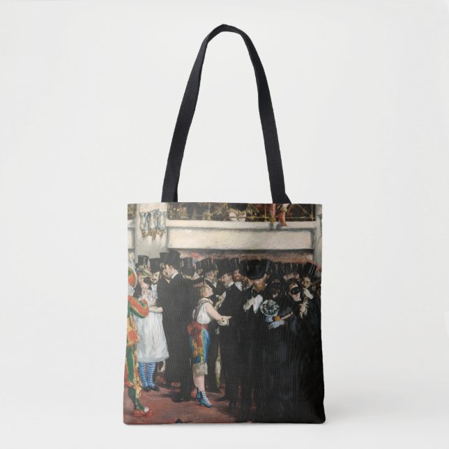 Edouard Manet - Mask Boll vid Opera Tygkasse (Framsida)