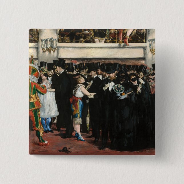 Edouard Manet - Maskeradbal på Operan Knapp (Framsida)