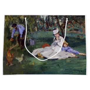 Edouard Manet - Monetfamiljen i sin trädgård