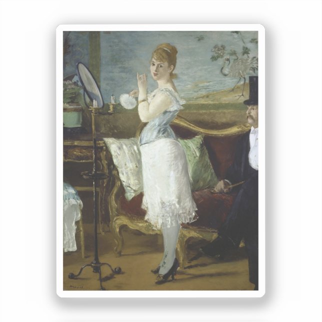 Édouard Manet, Nana, 1877 Klistermärken (Framsida)