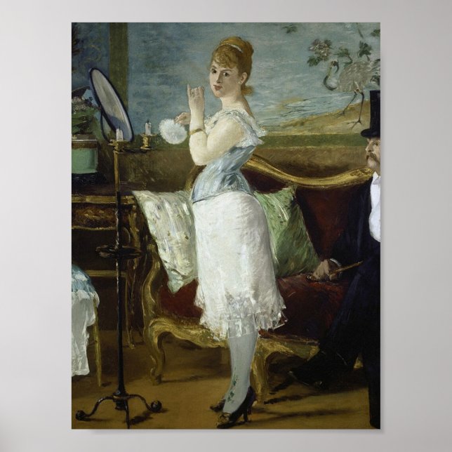 Édouard Manet, Nana, 1877 Poster (Framsidan)