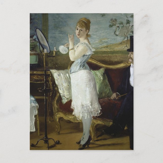 Édouard Manet, Nana, 1877 Vykort (Framsida)
