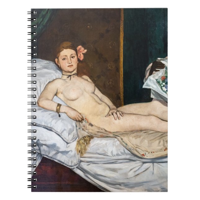 Edouard Manet - Olympia Anteckningsbok (Framsidan)