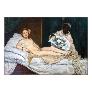 Edouard Manet - Olympia Fototryck