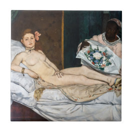 Edouard Manet - Olympia Kakelplatta