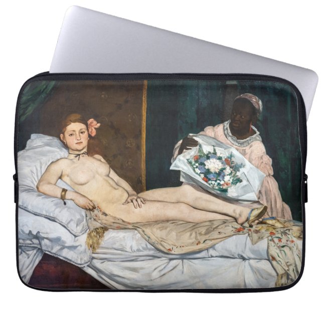 Edouard Manet - Olympia Laptop Fodral (Framsidan)