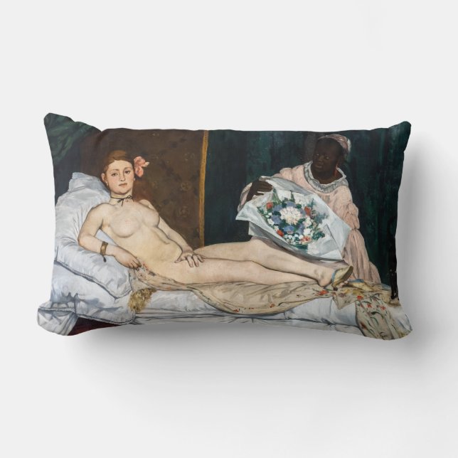 Edouard Manet - Olympia Lumbarkudde (Framsida)
