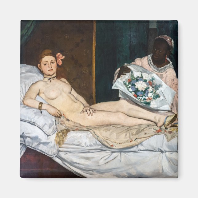 Edouard Manet - Olympia Magnet (Framsidan)