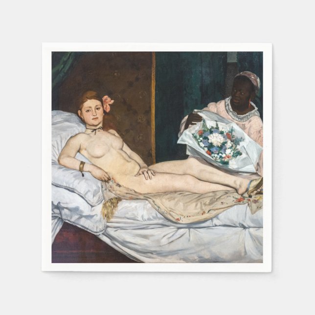 Edouard Manet - Olympia Pappersservett (Framsidan)