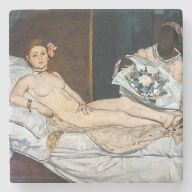 Edouard Manet - Olympia Stenunderlägg (Framsidan)