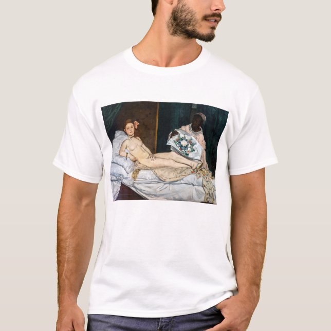 Edouard Manet - Olympia T Shirt (Framsida)