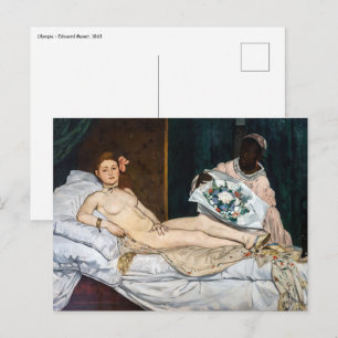 Edouard Manet - Olympia Vykort