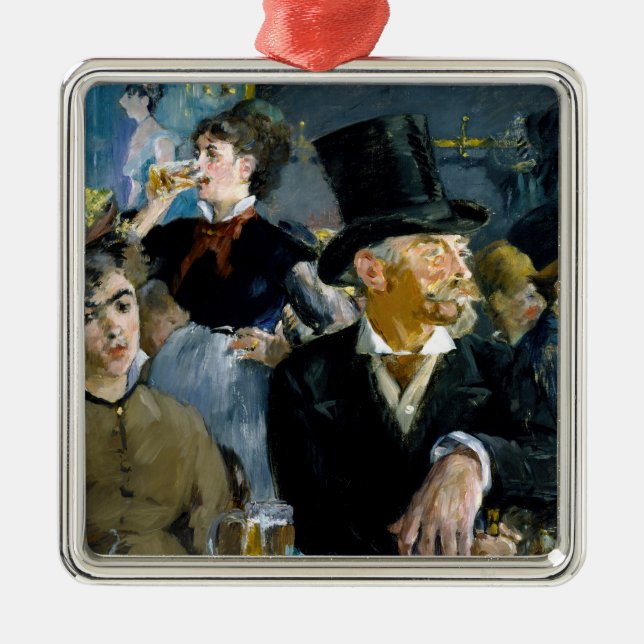 Edouard Manet - På kafé Julgransprydnad Metall (Framsidan)