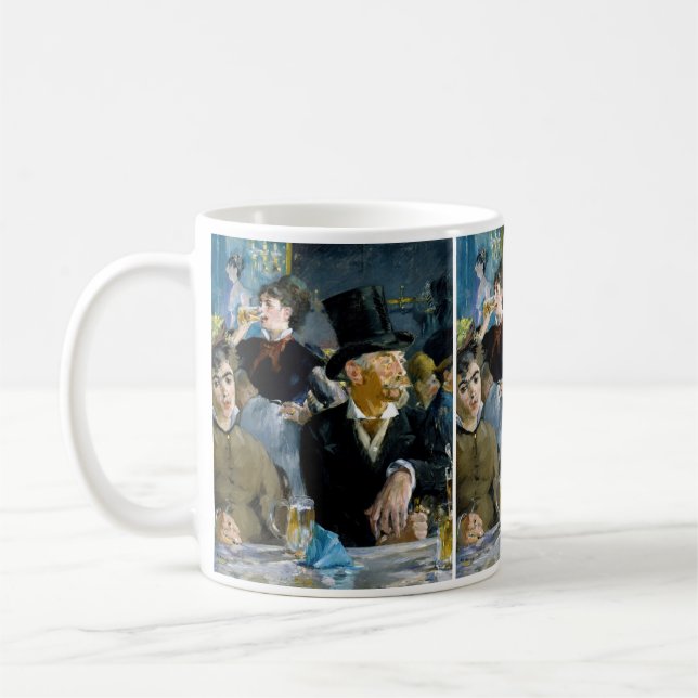 Edouard Manet - På kafé Kaffemugg (Vänster)
