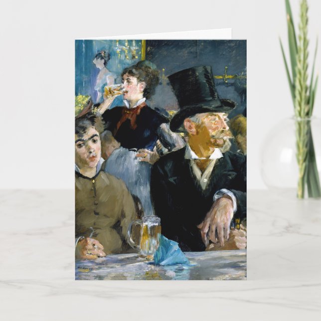 Edouard Manet - På kafé Kort (Framsida)