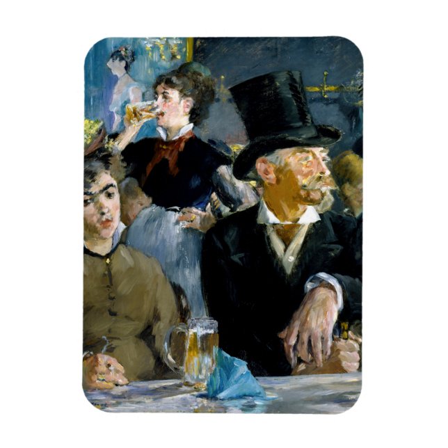 Edouard Manet - På kafé Magnet (Vertikal)