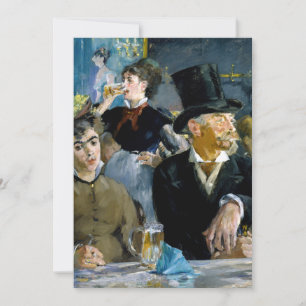 Edouard Manet - På kafé Tack Kort