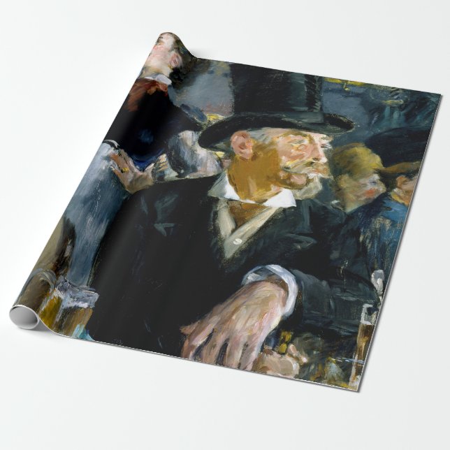 Edouard Manet - På kaféet Presentpapper (Utrullad)
