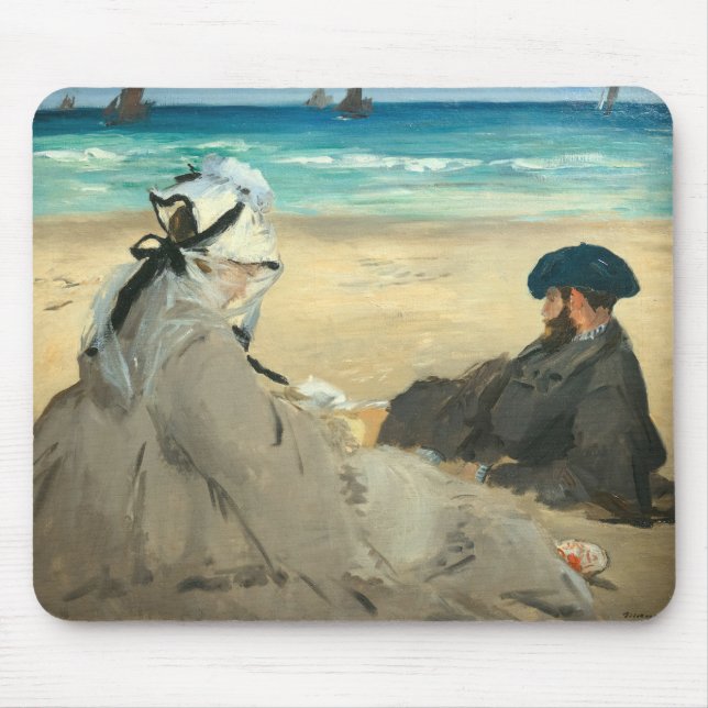 Edouard Manet - på stranden Musmatta (Framsidan)