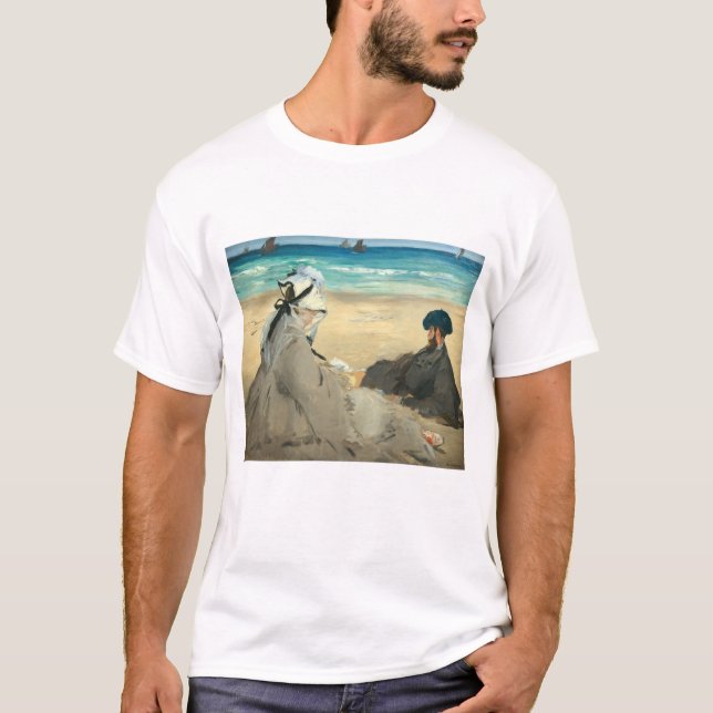 Edouard Manet - på stranden T Shirt (Framsida)