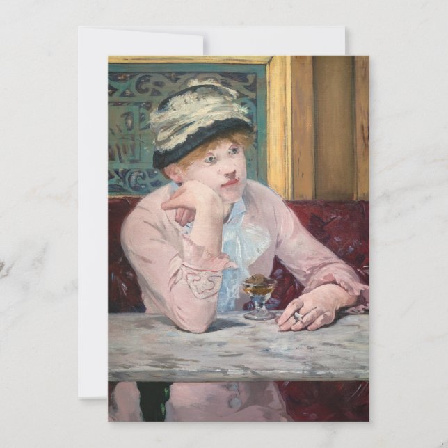 Edouard Manet - Plommonbrandy Inbjudningar (Framsida)