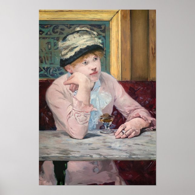 Edouard Manet - Plum Brandy Poster (Framsidan)