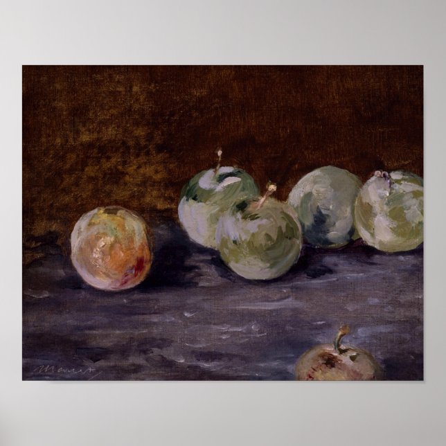 Edouard Manet - Plums Poster (Framsidan)