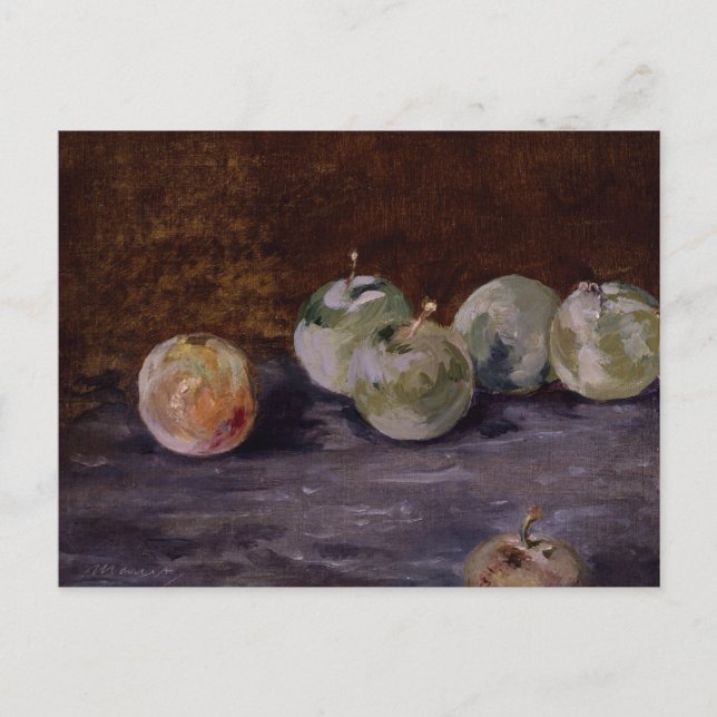 Edouard Manet - Plums Vykort (Framsida)