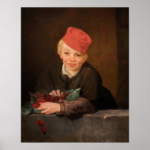 Edouard Manet - Pojke med körsbär Poster