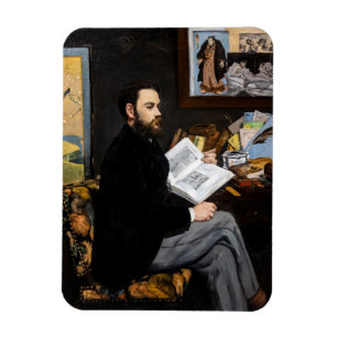 Edouard Manet - Porträtt i Emile Zola Magnet
