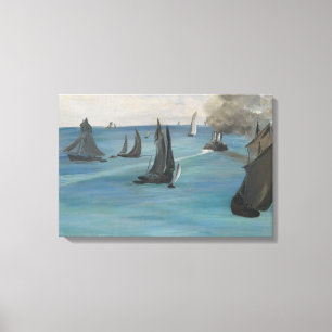 Edouard Manet - Sea View, Lugn Weather Canvastryck