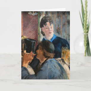 Edouard Manet - Servitris som serverar öl Kort