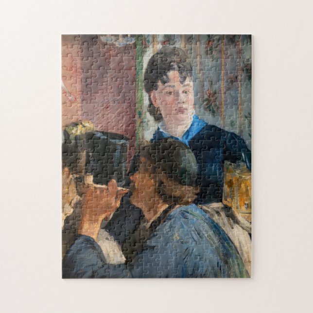 Edouard Manet - Servitris som serverar öl Pussel (Vertikal)