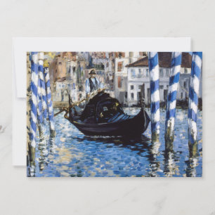 Edouard Manet - Stora kanalen, Venedig Inbjudningar