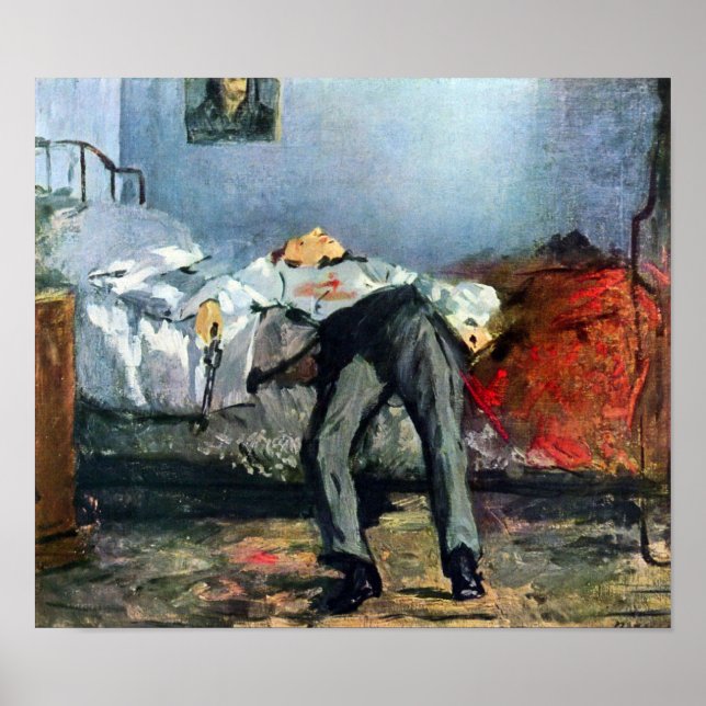 Edouard Manet - Suicide Poster (Framsidan)