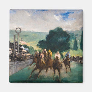 Edouard Manet - Tävling vid Longchamp Magnet