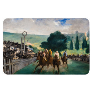 Edouard Manet - Tävling vid Longchamp Magnet
