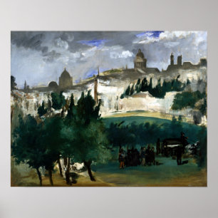 Édouard Manet the Funeral Poster