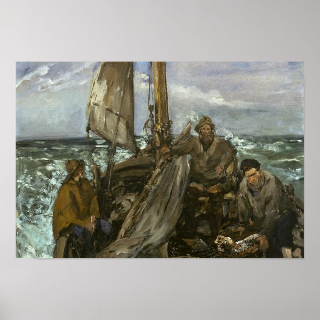 Edouard Manet - Toilers of the Sea Poster (Framsidan)