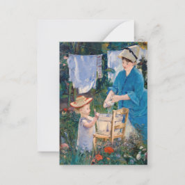 Edouard Manet - Tvätt Anteckningskort