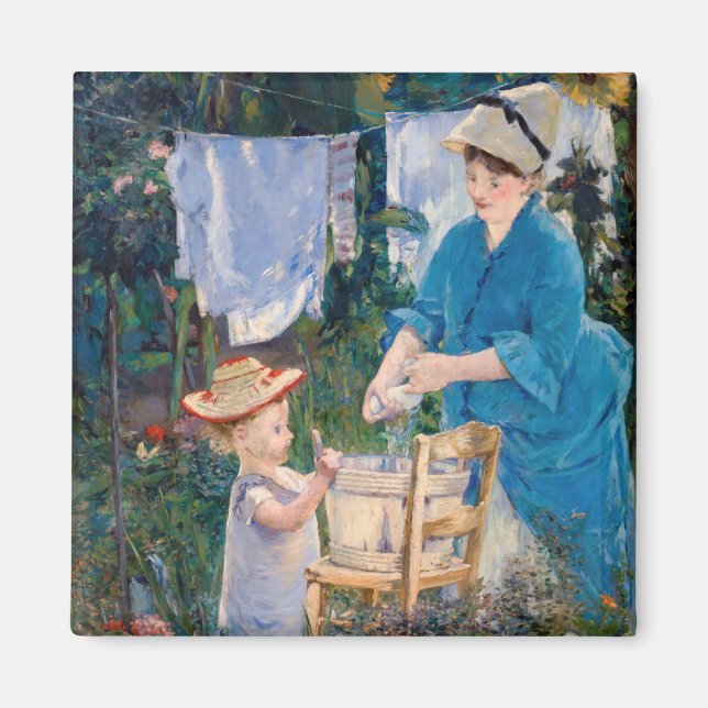 Edouard Manet - Tvätt Magnet (Framsidan)
