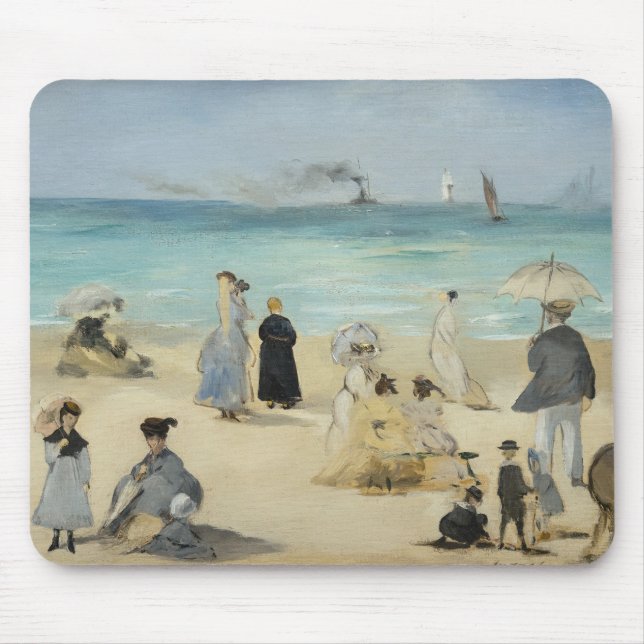 Edouard Manet - vid stranden, Boulogne-sur-Mer Musmatta (Framsidan)