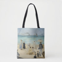 Edouard Manet - vid stranden, Boulogne-sur-Mer
