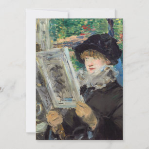 Edouard Manet - Woman Reading Tack Kort