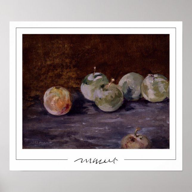 Édouard Manet Zedign Art Poster #10 (Framsidan)