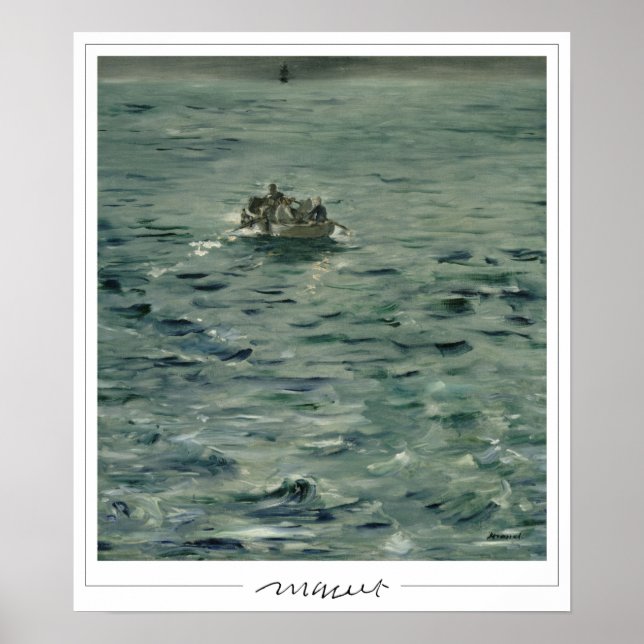 Édouard Manet Zedign Art Poster #12 (Framsidan)