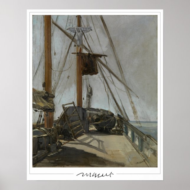 Édouard Manet Zedign Art Poster #13 (Framsidan)